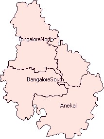 Bangalore Urban District Map Untitled Document